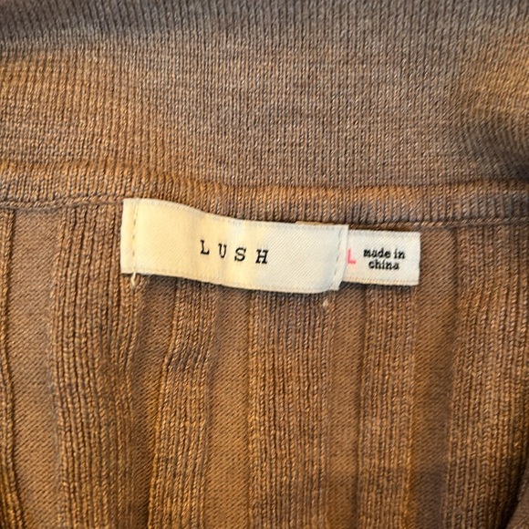 Long ribbed polo sweater tunic - Picture 5 of 6